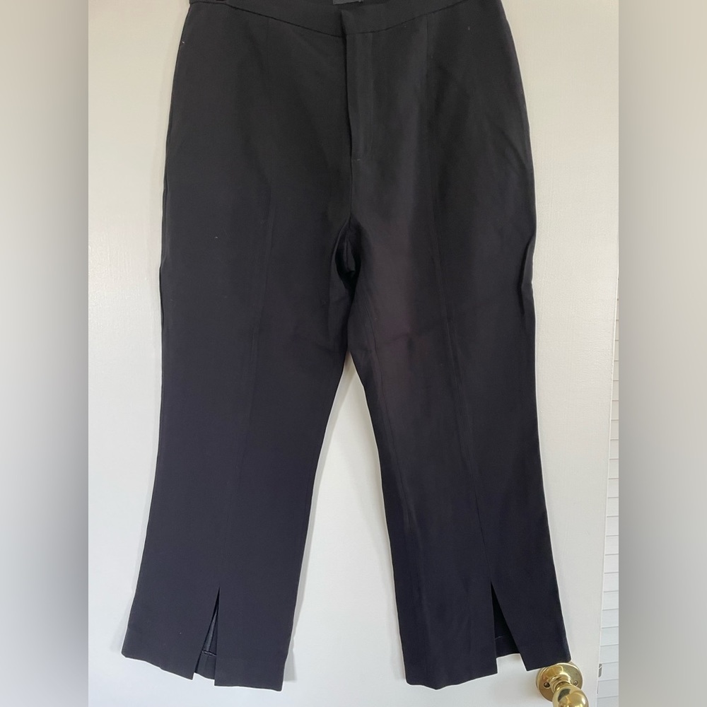 OSKLEN. CROP PANTS black new with tag. Size US 10 EU 42